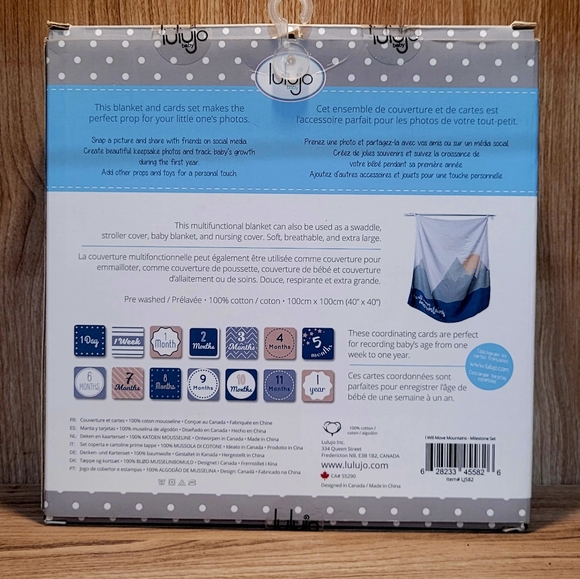 Lulujo - Milestone Blanet/Swaddle - Picture 2 of 3